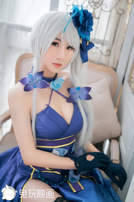 D60.005 兔玩映画 光辉蓝色礼服 - 兔玩映画